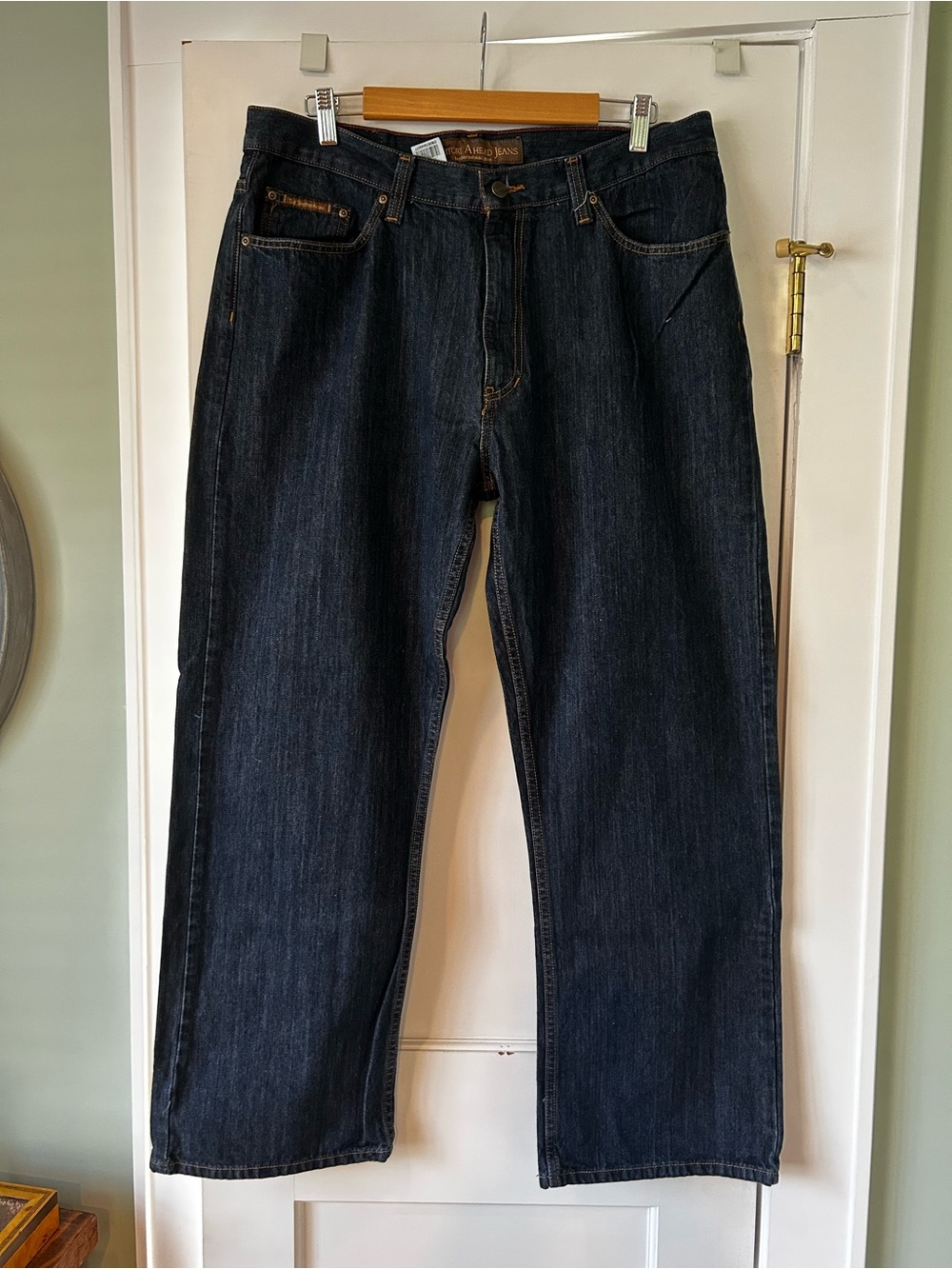 The Territory Ahead Men’s Dark Blue Relaxed Jeans